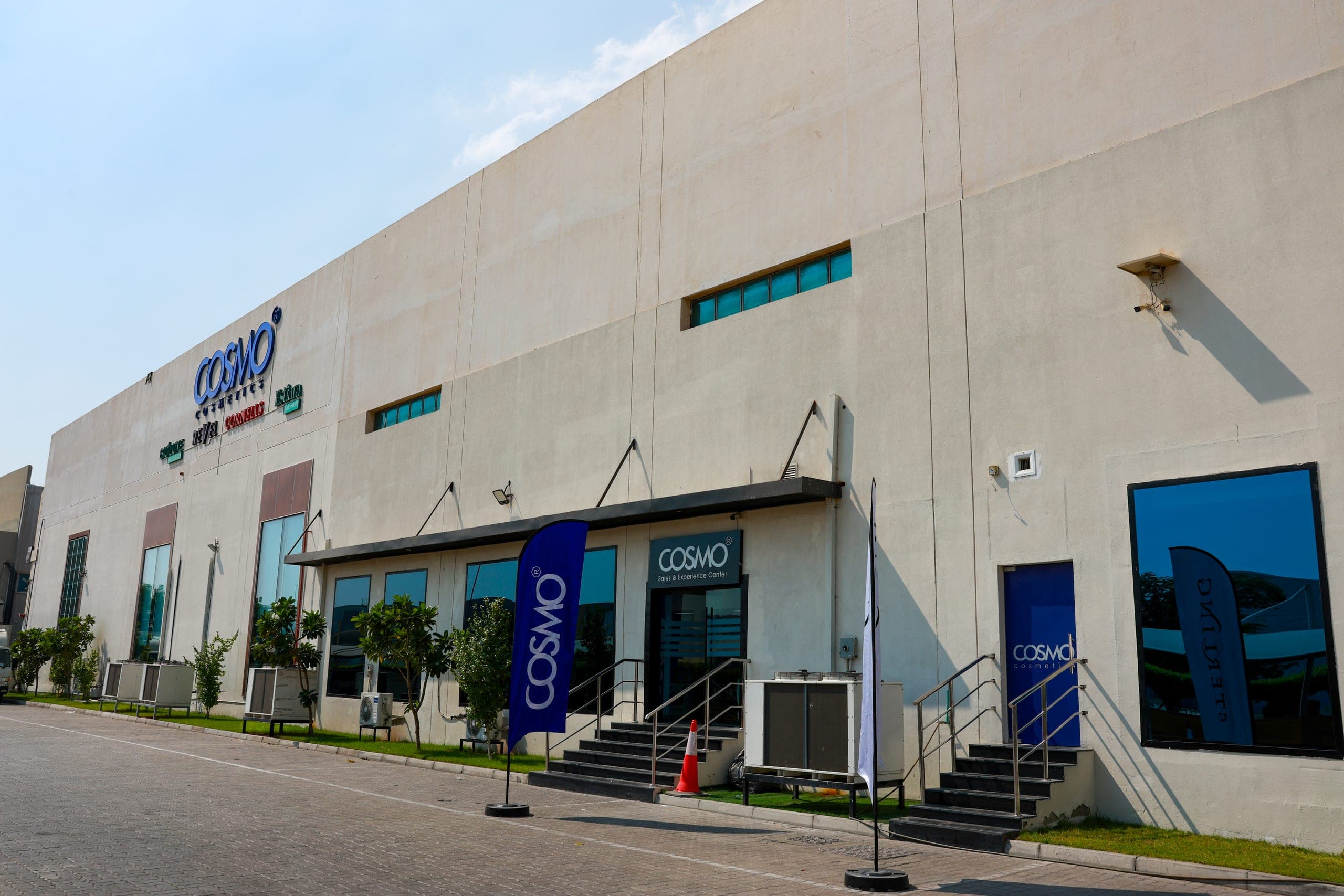 The exterior of a completed commercial unit at street level
