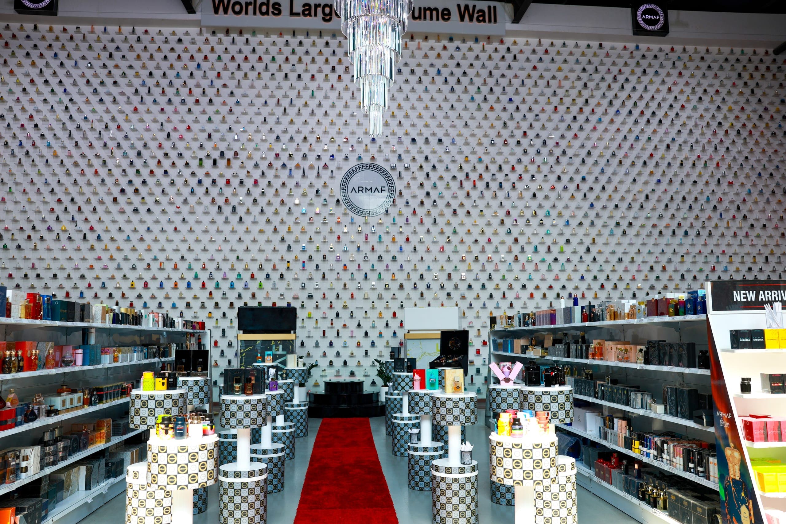 The display wall seen across the shop floor